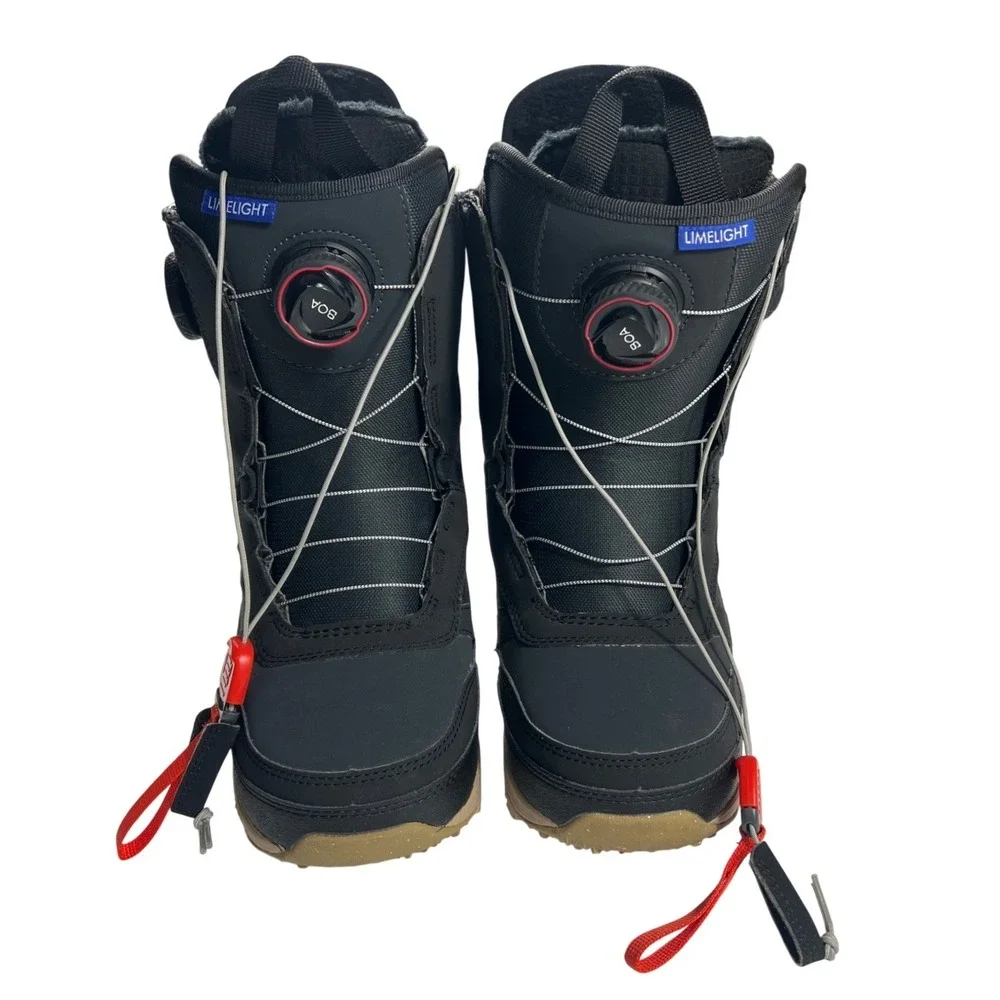 Burton Limelight BOA Women's Snowboard Boots Size 7.5 Black WORN ONCE EUC